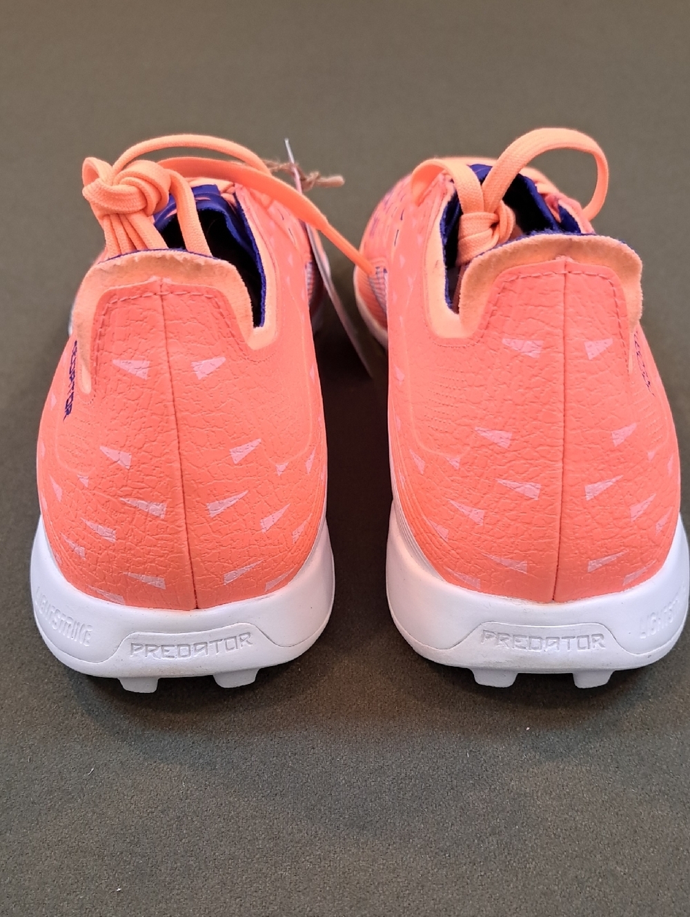 adidas Predator League TF Soccer  - Color: Coral/White/Orange - Size: Men 10.5 - Picture 6 of 11